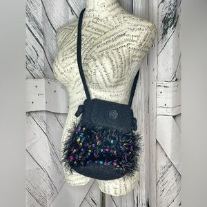Boiled Wool Handbag funky fun magnetic clasp